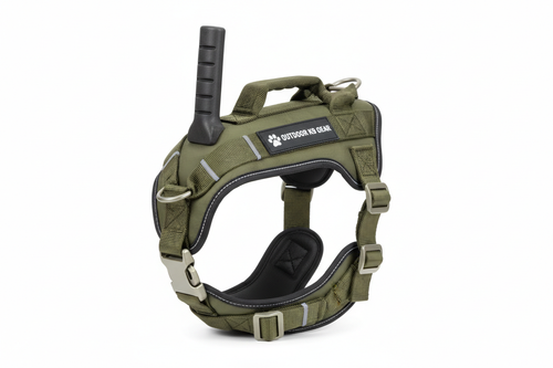 Durable Waterproof Pet Harness with Vertical Handle